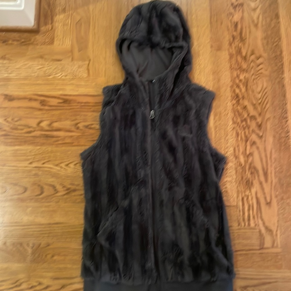 North face fur vest